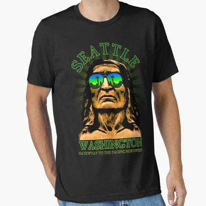 Seattle Gateway To Pacific Northwest T-Shirt - Novelty Apparel for Adults - T-Shirt, Sweatshirt, Hoodie