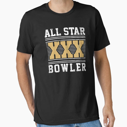 Bowling And All Star Bowler T-Shirt - Streetwear Style Unisex - T-Shirt, Sweatshirt, Hoodie