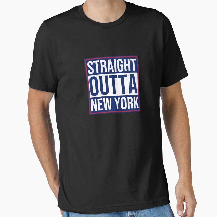 Straight Outta New York T-Shirt - Streetwear Style Unisex - T-Shirt, Sweatshirt, Hoodie