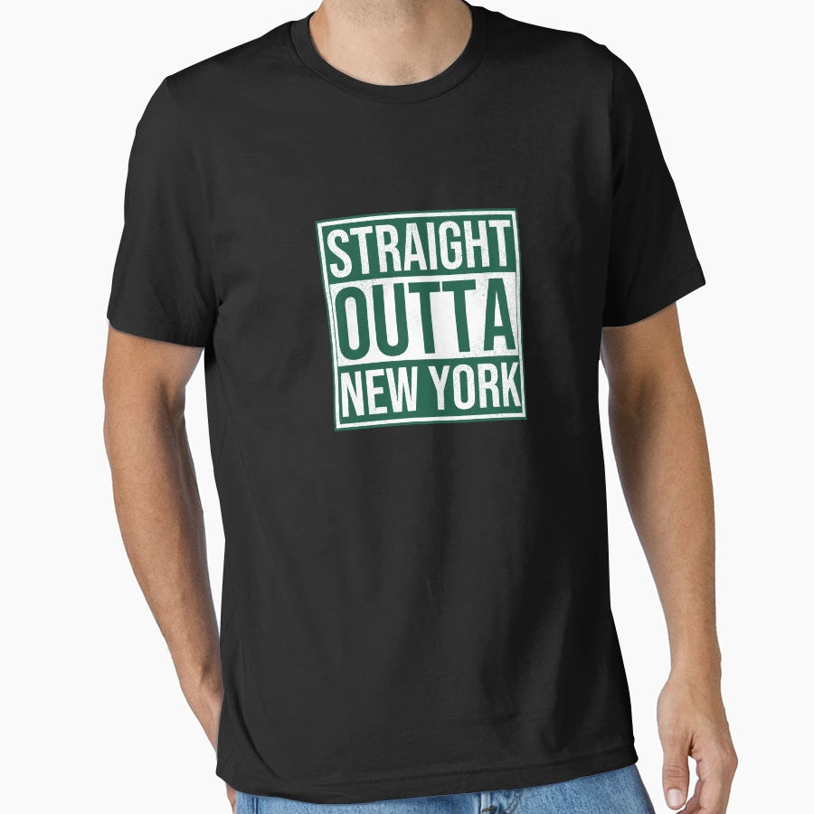 Straight Outta New York T-Shirt - Unique Graphic Men Women - T-Shirt, Sweatshirt, Hoodie