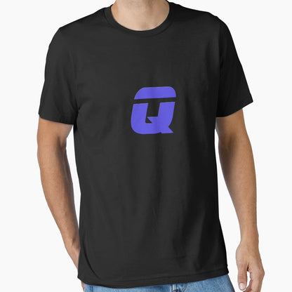 Letter Q T-Shirt - Minimalist Print for Adults - T-Shirt, Sweatshirt, Hoodie