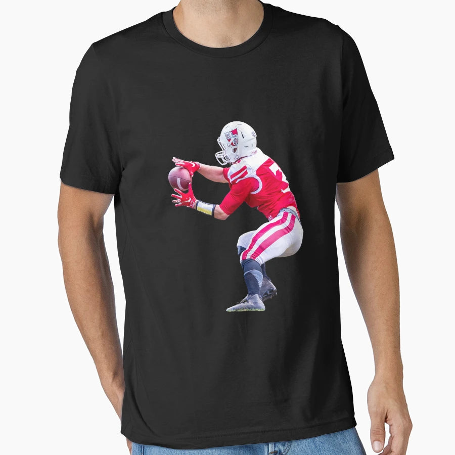 Nfl Player Catching Football T-Shirt - Aesthetic Graphic Unisex - T-Shirt, Sweatshirt, Hoodie