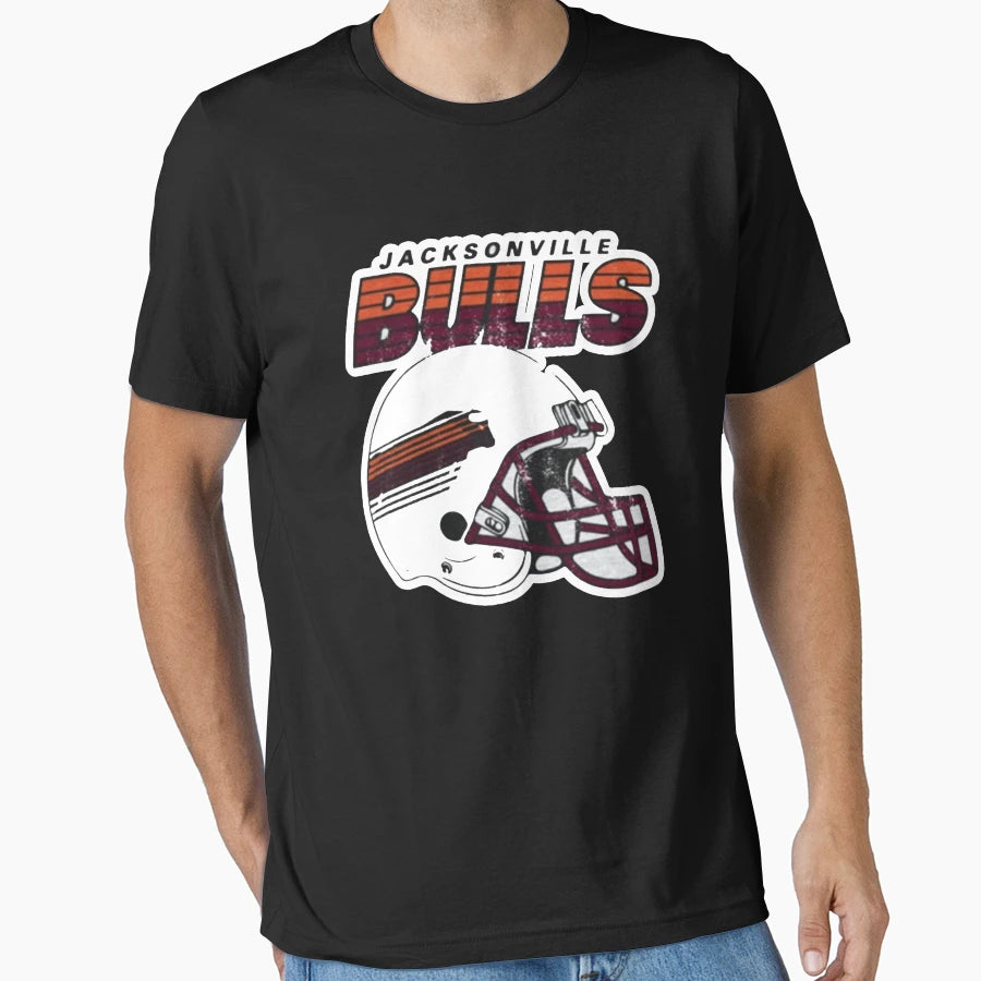 Jacksonville Bulls Usfl Football T-Shirt - Trendy Graphic Men Women - T-Shirt, Sweatshirt, Hoodie