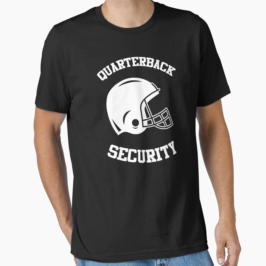 Funny Football Lovers Quarterback T-Shirt - Minimalist Print for Adults - T-Shirt, Sweatshirt, Hoodie