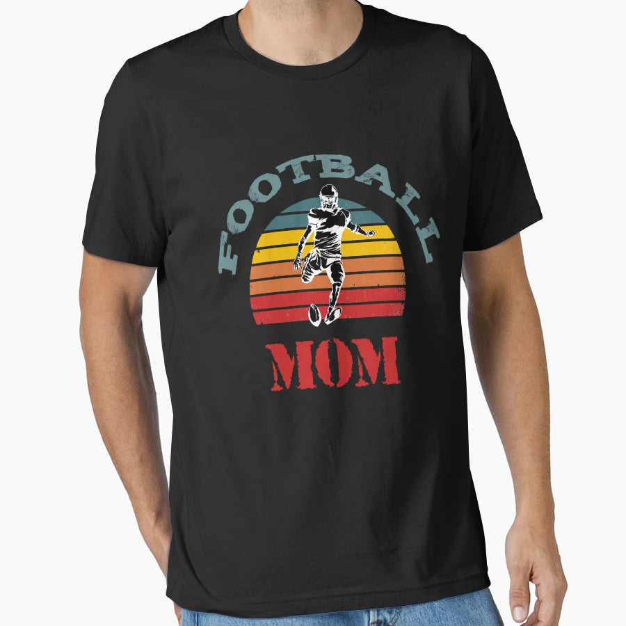 Football Mom Guift Funny Football T-Shirt - Custom Art Print for Adults - T-Shirt, Sweatshirt, Hoodie