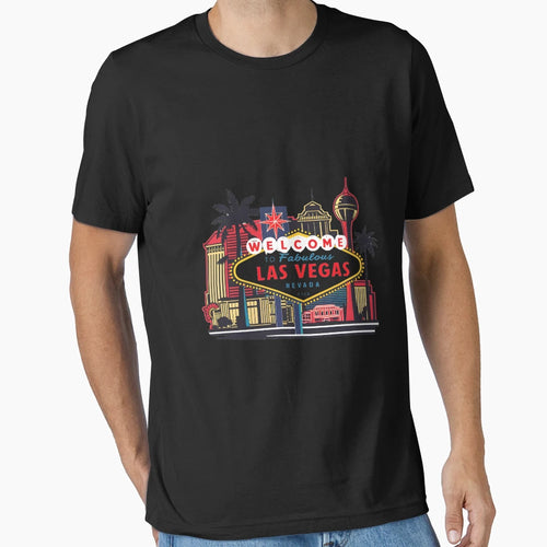 Las Vegas T-Shirt - Custom Art Print Unisex - T-Shirt, Sweatshirt, Hoodie