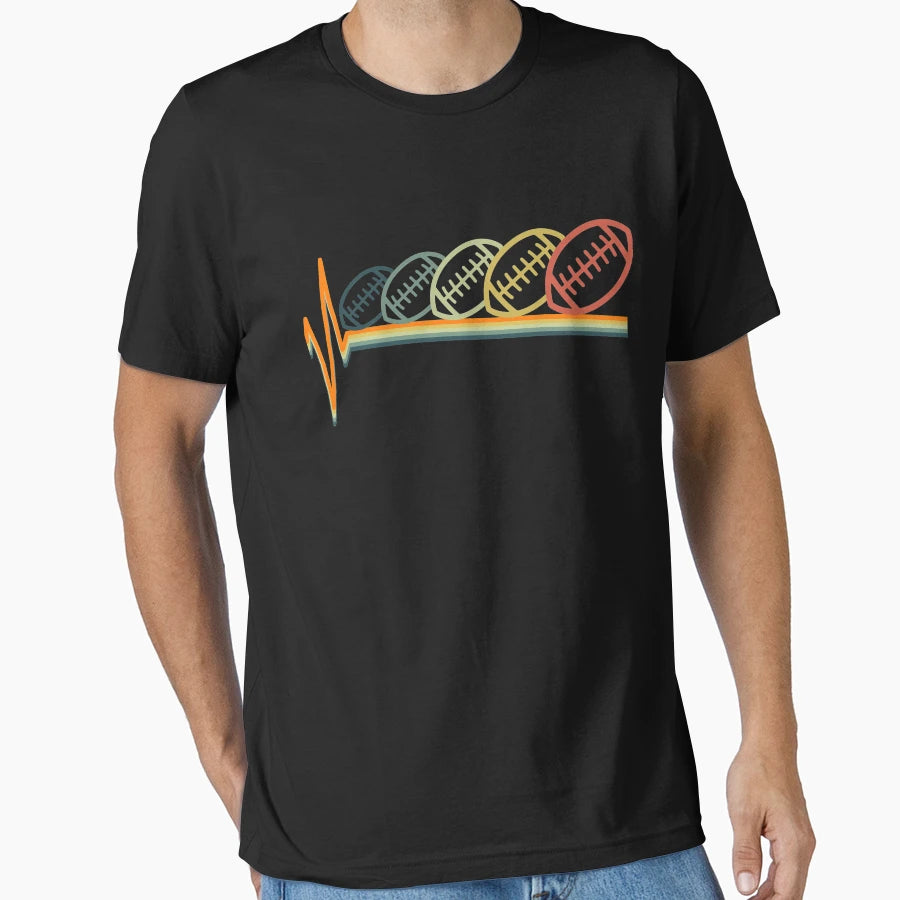 Football T-Shirt - Minimalist Print Men Women - T-Shirt, Sweatshirt, Hoodie