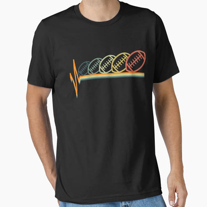 Football T-Shirt - Minimalist Print Men Women - T-Shirt, Sweatshirt, Hoodie
