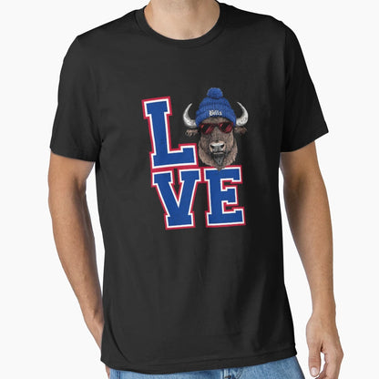 Buffalo Bills Love M5131 T-Shirt - Novelty Apparel Unisex - T-Shirt, Sweatshirt, Hoodie