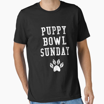 Puppy Bowl Sunday Sports Puppy Game T-Shirt - Streetwear Style Men Women - T-Shirt, Sweatshirt, Hoodie