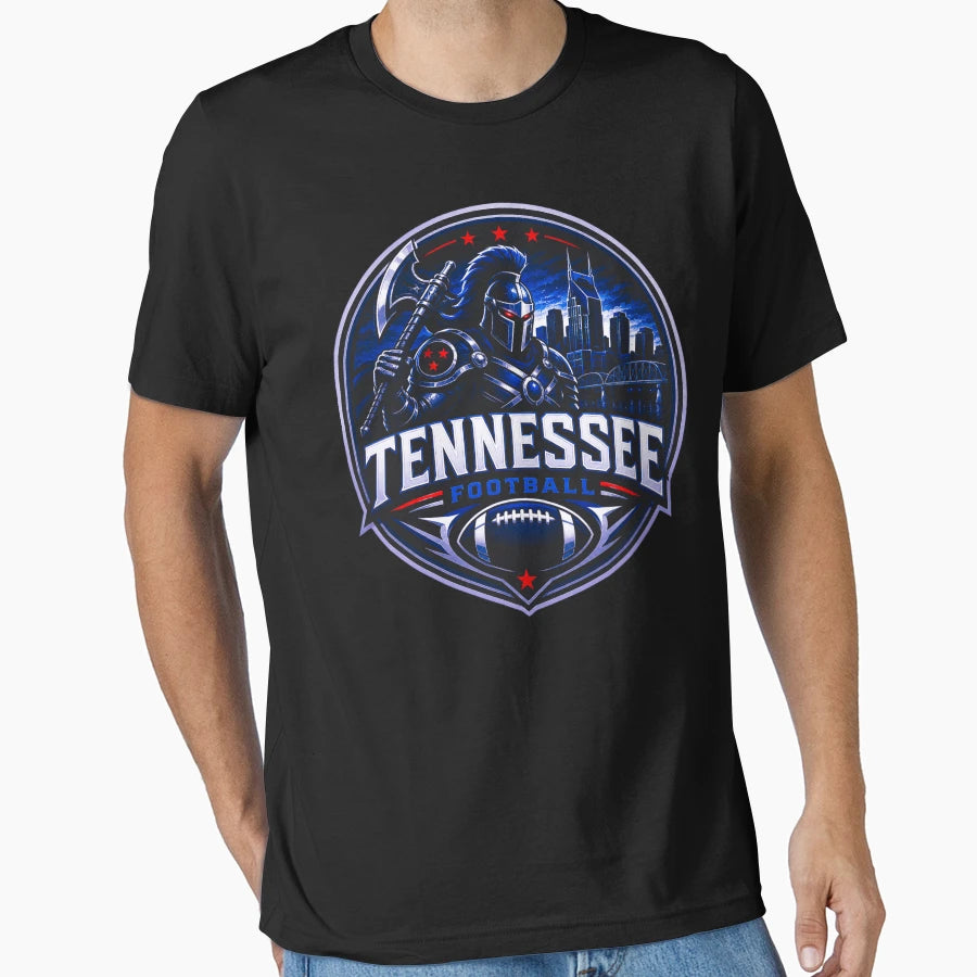 Tennessee Football City Sports Logo T-Shirt - Aesthetic Graphic for Adults - T-Shirt, Sweatshirt, Hoodie