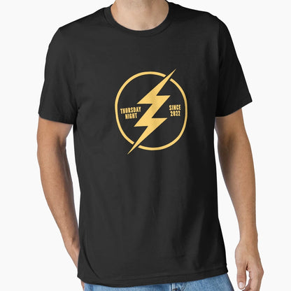 Thursday Night Thunder Logo T-Shirt - Novelty Apparel for Adults - T-Shirt, Sweatshirt, Hoodie