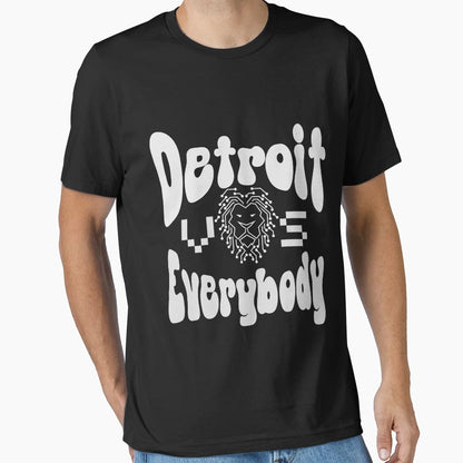 Detroit Vs Everybody Lions Players T-Shirt - Unique Graphic for Adults - T-Shirt, Sweatshirt, Hoodie