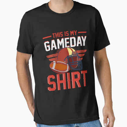 This Is My Gameday Football Fanatic T-Shirt - Trendy Graphic for Adults - T-Shirt, Sweatshirt, Hoodie