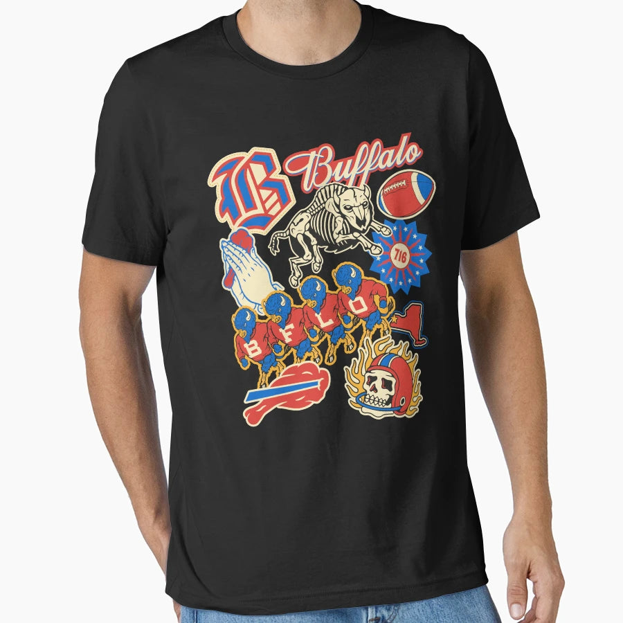 Buffalo Mafia T-Shirt - Novelty Apparel Unisex - T-Shirt, Sweatshirt, Hoodie