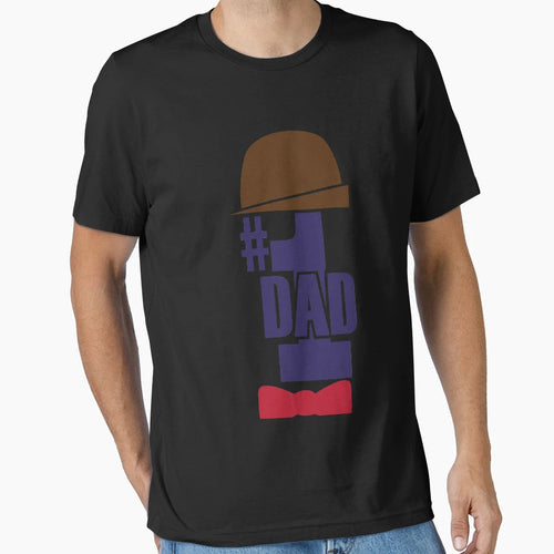 Funny Fathers Day Number 1 Dad Best Daddy T-Shirt - Unique Graphic Unisex - T-Shirt, Sweatshirt, Hoodie