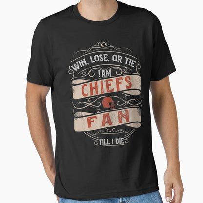 Kansas City Chiefs Fan T-Shirt - Minimalist Print Unisex - T-Shirt, Sweatshirt, Hoodie