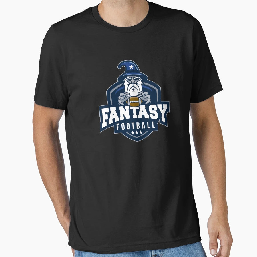 Fantasy Football Wizard T-Shirt - Casual Everyday Wear for Adults - T-Shirt, Sweatshirt, Hoodie