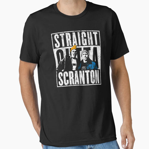Straight Outta Scranton Lazy T-Shirt - Casual Everyday Wear Men Women - T-Shirt, Sweatshirt, Hoodie