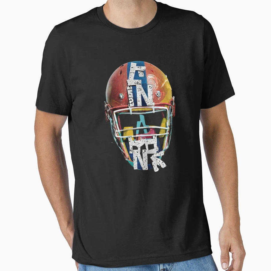American Football Helmet T-Shirt - Aesthetic Graphic Unisex - T-Shirt, Sweatshirt, Hoodie