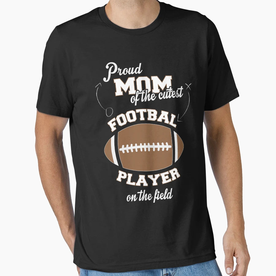 Football Mom Football Mom Football Mom T-Shirt - Aesthetic Graphic Unisex - T-Shirt, Sweatshirt, Hoodie