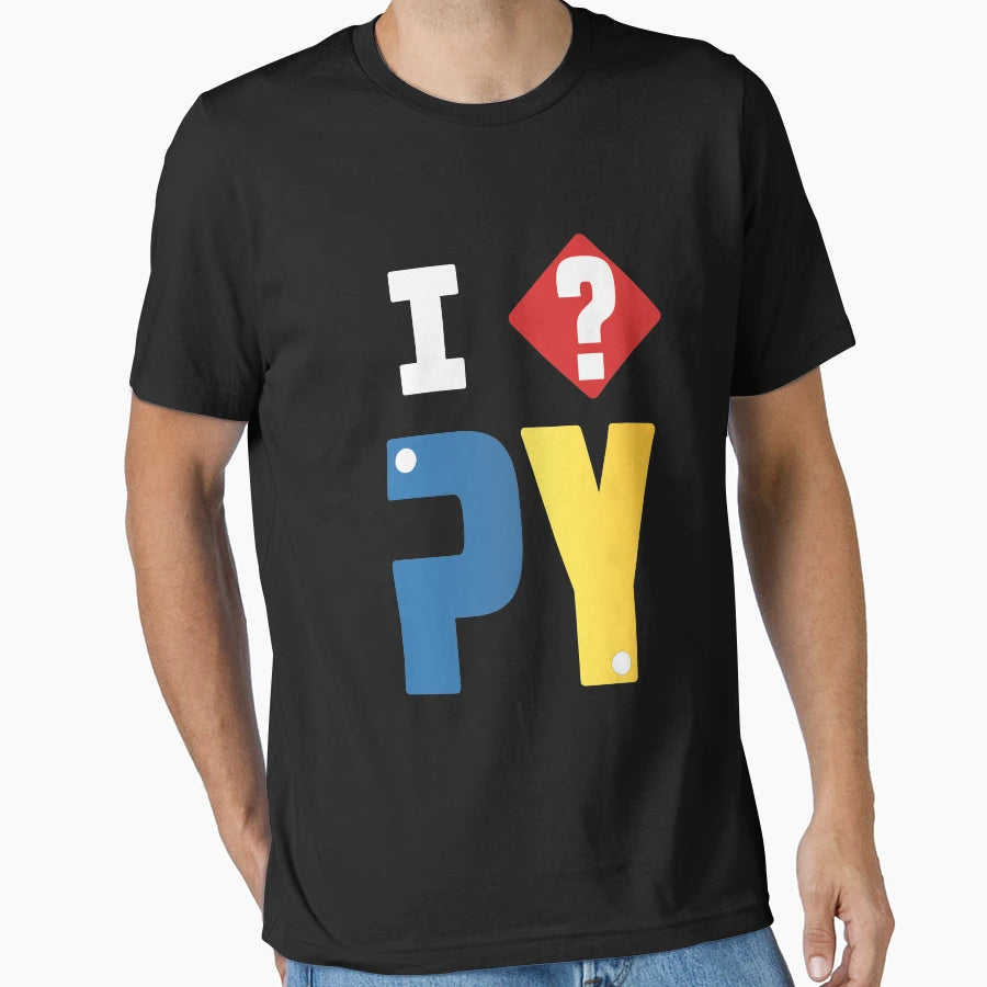 I Love Py Programmer Gift T-Shirt - Unique Graphic for Adults - T-Shirt, Sweatshirt, Hoodie
