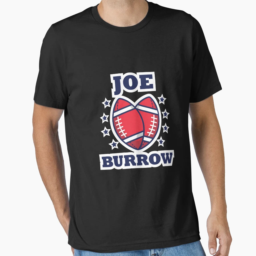 JB American Football Sports Love T-Shirt - Minimalist Print Men Women - T-Shirt, Sweatshirt, Hoodie