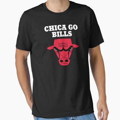 Chica Go Bills T-Shirt - Graphic Print for Adults - T-Shirt, Sweatshirt, Hoodie