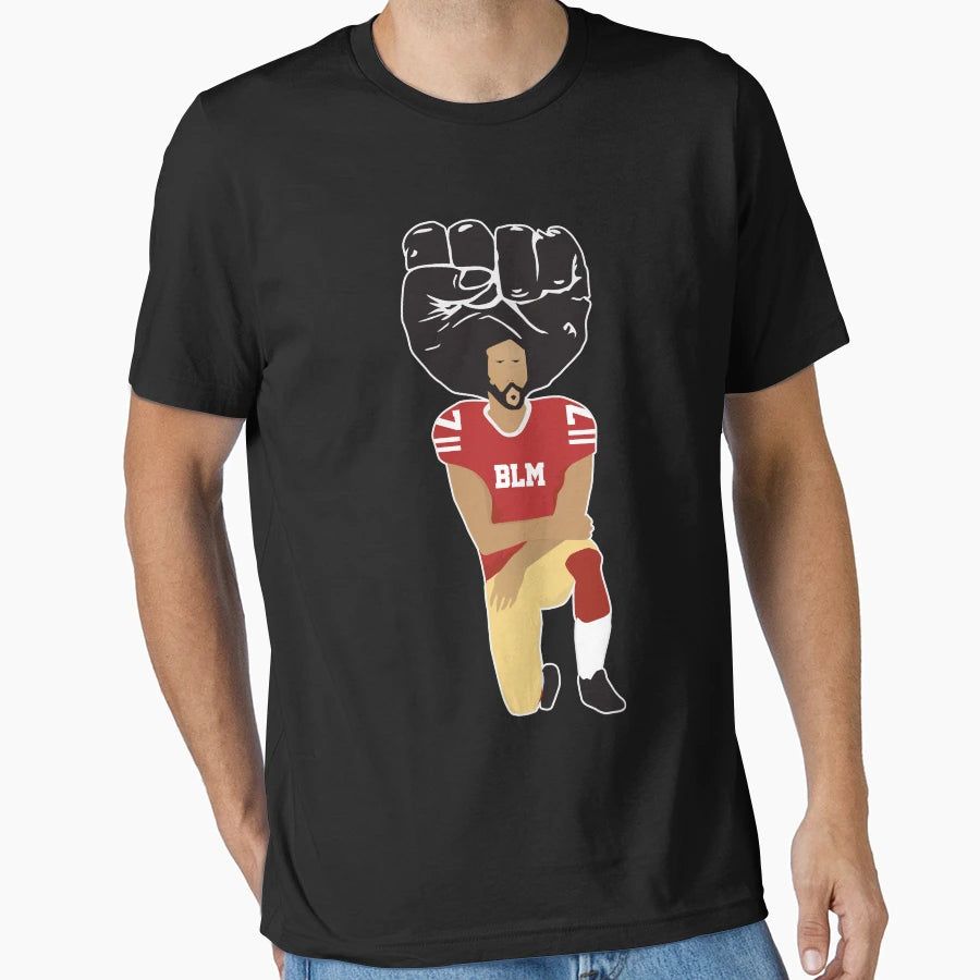 Kneeling Kaepernick T-Shirt - Unique Graphic for Adults - T-Shirt, Sweatshirt, Hoodie