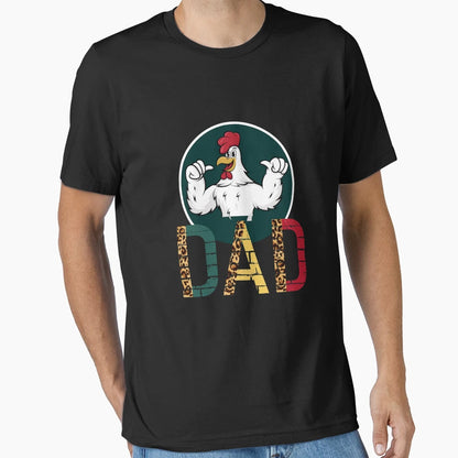 Chicken Dad Funny Sarcastic Co T-Shirt - Aesthetic Graphic Unisex - T-Shirt, Sweatshirt, Hoodie