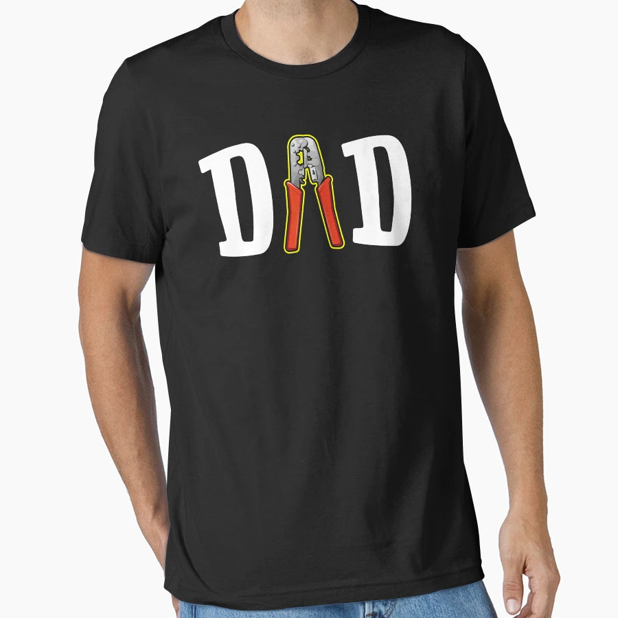 Electrician Dad Electricity T-Shirt - Novelty Apparel Men Women - T-Shirt, Sweatshirt, Hoodie