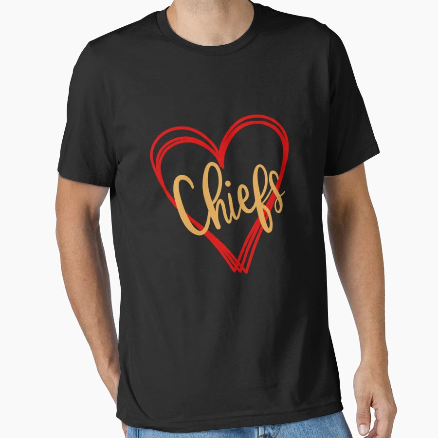 Chiefs Love T-Shirt - Casual Everyday Wear Unisex - T-Shirt, Sweatshirt, Hoodie