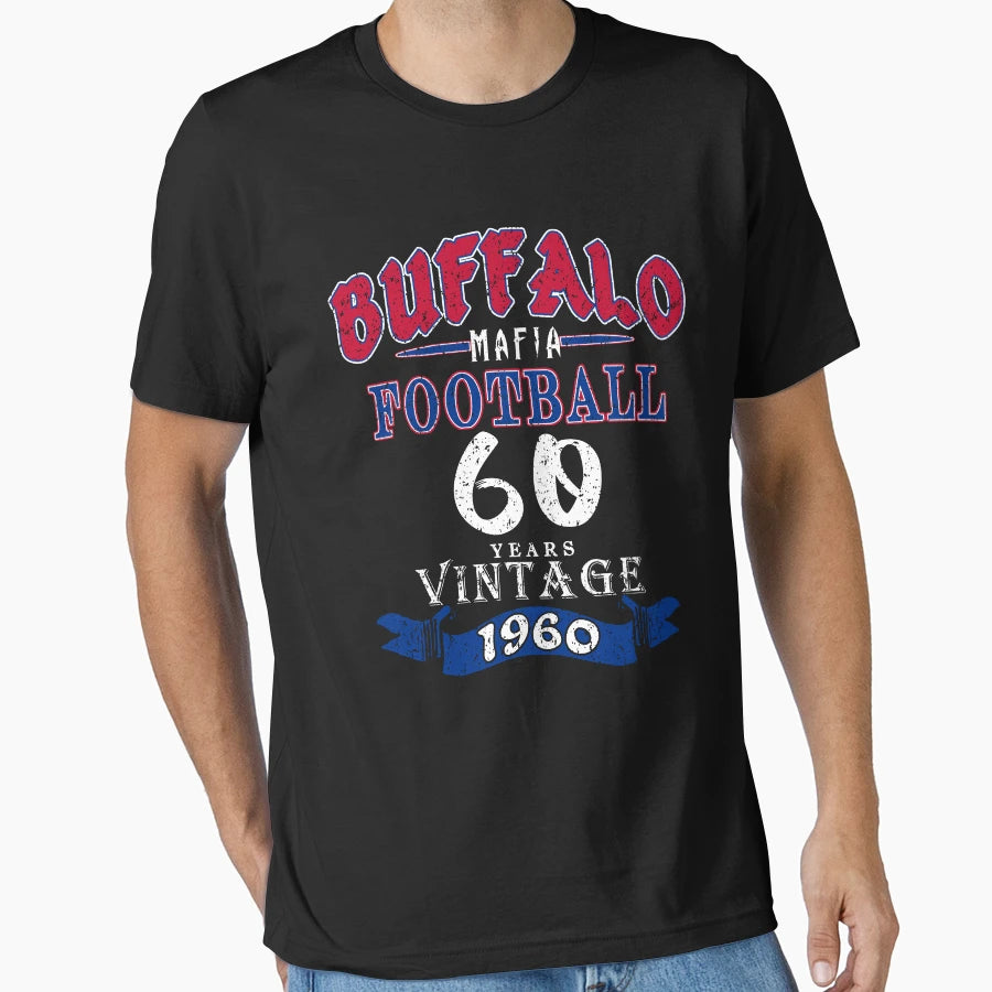 Buffalo Football Fan Savage Since 1960 T-Shirt - Novelty Apparel Men Women - T-Shirt, Sweatshirt, Hoodie
