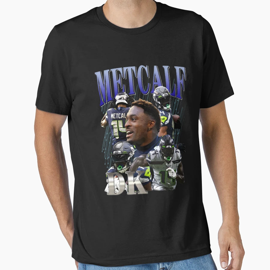 Dk Metcalf T-Shirt - Minimalist Print Unisex - T-Shirt, Sweatshirt, Hoodie