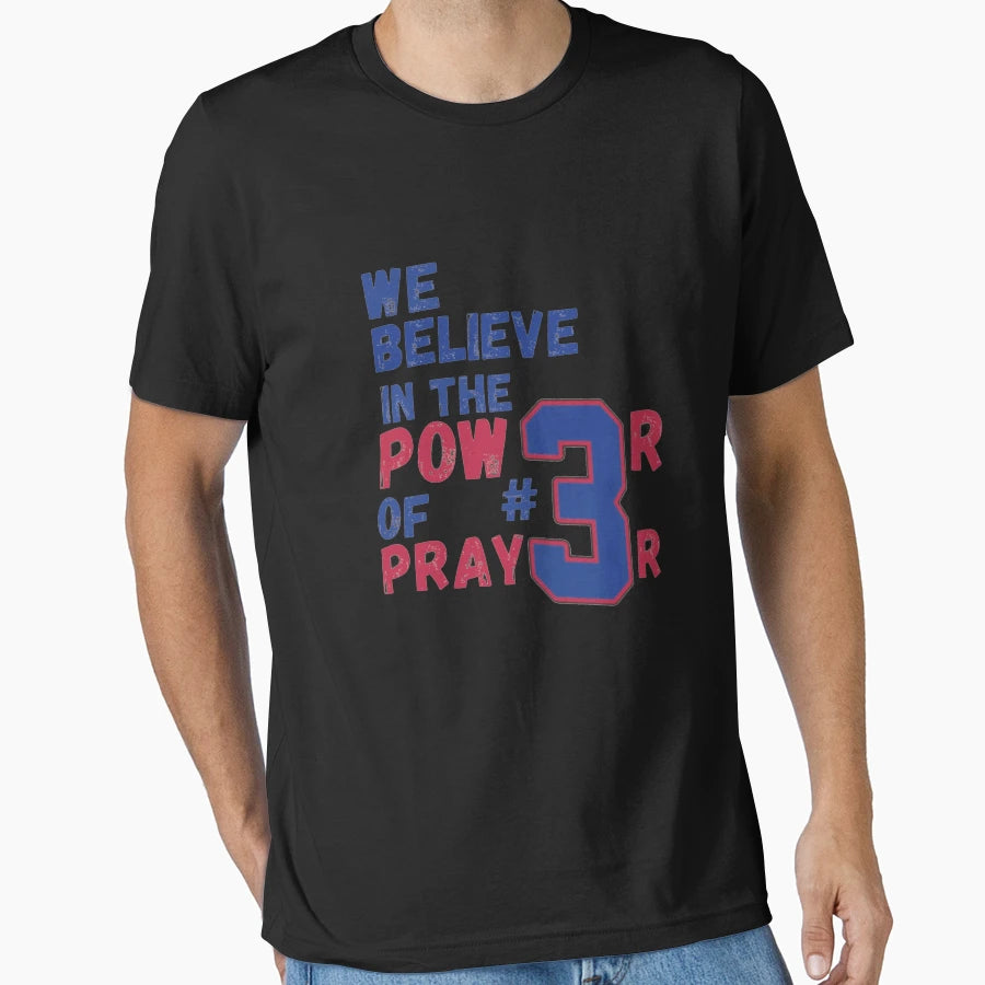 Damar Hamlin Power Prayer Tribute Love T-Shirt - Unique Graphic for Adults - T-Shirt, Sweatshirt, Hoodie