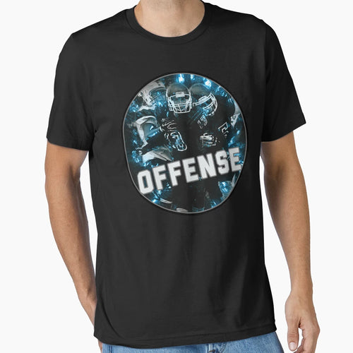 Football Team Hot Blue Fire Nifty T-Shirt - Aesthetic Graphic for Adults - T-Shirt, Sweatshirt, Hoodie