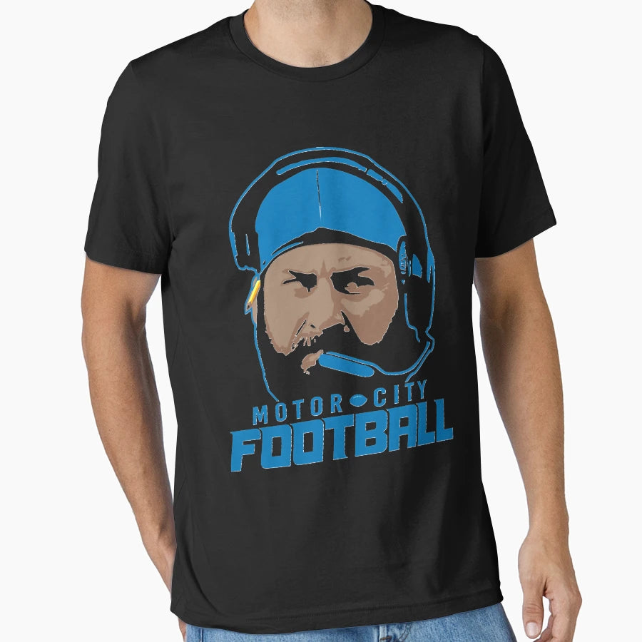 Motor City Football T-Shirt - Novelty Apparel Men Women - T-Shirt, Sweatshirt, Hoodie