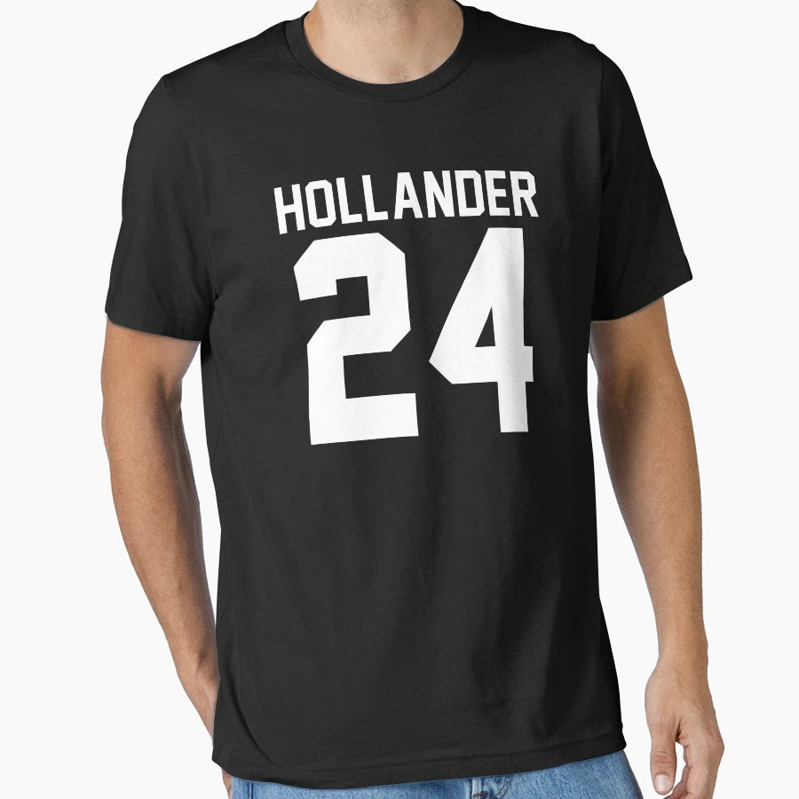 Hollander Jersey Number 24 T-Shirt - Minimalist Print Men Women - T-Shirt, Sweatshirt, Hoodie
