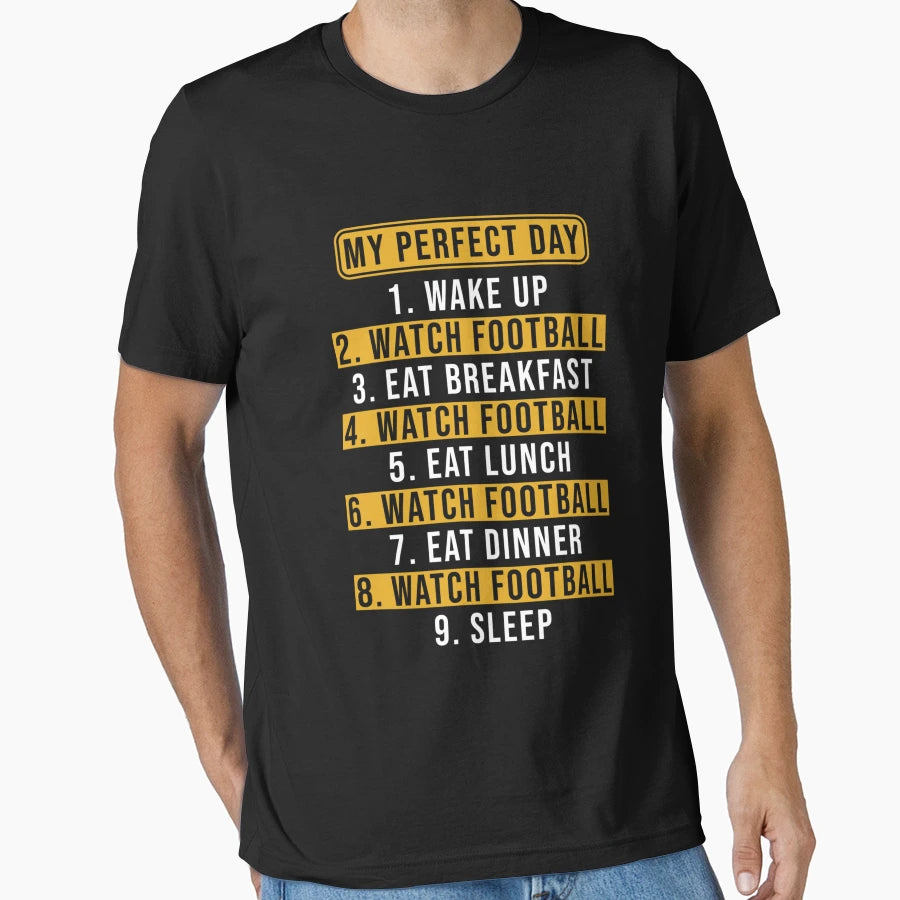 Football Fan American Football Day T-Shirt - Novelty Apparel for Adults - T-Shirt, Sweatshirt, Hoodie