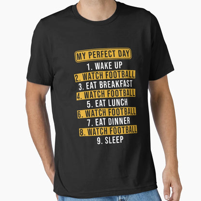 Football Fan American Football Day T-Shirt - Novelty Apparel for Adults - T-Shirt, Sweatshirt, Hoodie