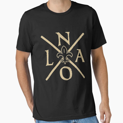 New Orleans Football Louisiana Nola T-Shirt - Unique Graphic Men Women - T-Shirt, Sweatshirt, Hoodie