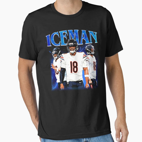 CW Iceman Chicago Bears 2025 T-Shirt - Minimalist Print Men Women - T-Shirt, Sweatshirt, Hoodie