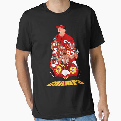 Art Kansas City Chiefs T-Shirt - Novelty Apparel Men Women - T-Shirt, Sweatshirt, Hoodie