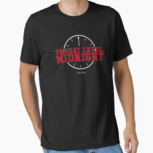 Threat Level Midnight T-Shirt - Novelty Apparel Unisex - T-Shirt, Sweatshirt, Hoodie