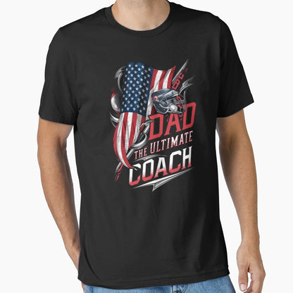 Dad Ultimate Coach T-Shirt - Casual Everyday Wear for Adults - T-Shirt, Sweatshirt, Hoodie
