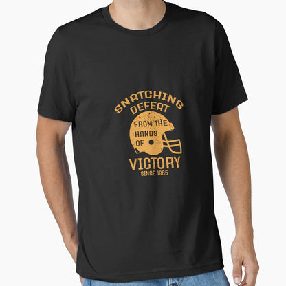 Cleveland Football Snatching Victory T-Shirt - Trendy Graphic Unisex - T-Shirt, Sweatshirt, Hoodie