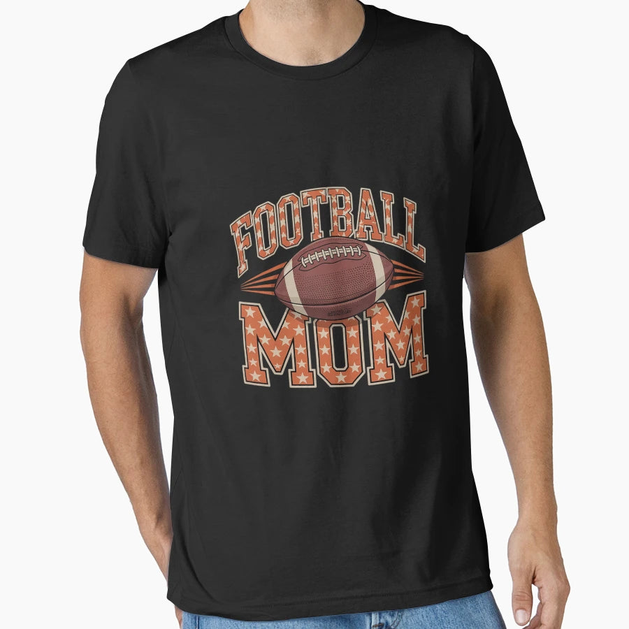 Football Mom Coquette Bow Touchdown T-Shirt - Minimalist Print Unisex - T-Shirt, Sweatshirt, Hoodie