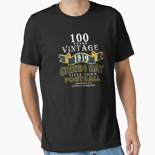 Green Bay Football Fan 1919 100 T-Shirt - Fun Novelty Design Men Women - T-Shirt, Sweatshirt, Hoodie