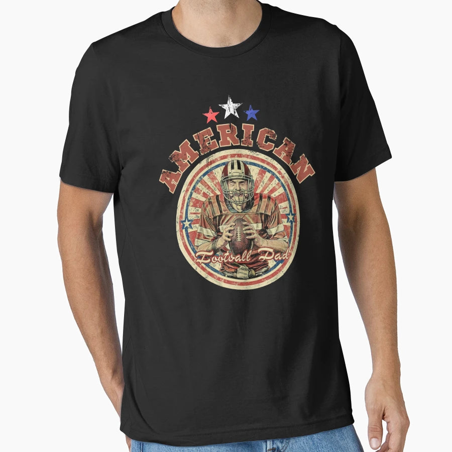 American Football Dad T-Shirt - Novelty Apparel Unisex - T-Shirt, Sweatshirt, Hoodie