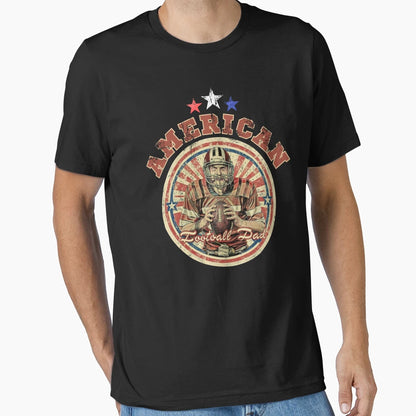 American Football Dad T-Shirt - Novelty Apparel Unisex - T-Shirt, Sweatshirt, Hoodie